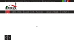 Desktop Screenshot of inmobiliariarisso.com.ar