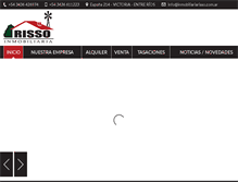Tablet Screenshot of inmobiliariarisso.com.ar
